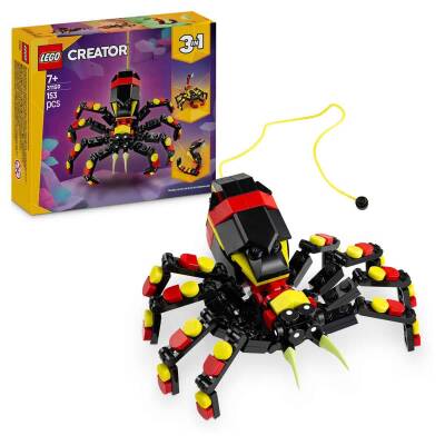 Lego Creator 3'Ü 1 Arada Vahşi Hayvanlar: Şaşırtıcı Örümcek Oyun Seti 31159 - 1