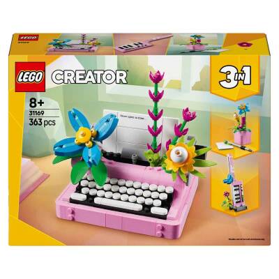 Lego Creator Çiçekli 3'ü 1 Arada Çiçekli Daktilo Oyun Seti 31169 - 4