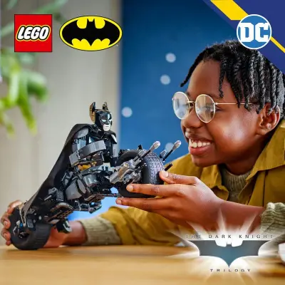 Lego DC Batman: Batman Yapım Figürü ve Bat-Pod Motosiklet 76273 - 5