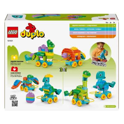 Lego Duplo Kasabası 3’ü 1 Arada Tekerlekli Dinozorlar 10451 - 2