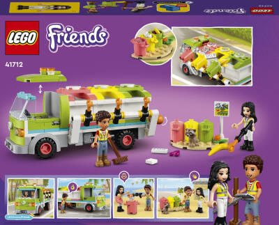 Lego Friends Recycling Truck Lgf41712 - 4