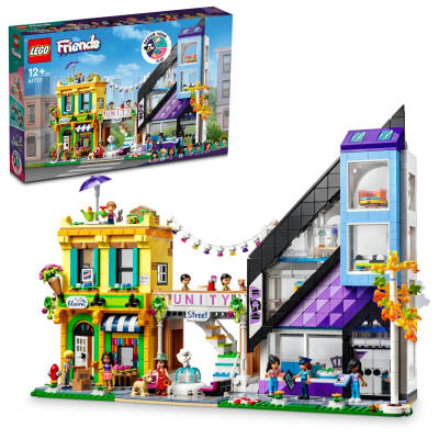 Lego Friends Şehir Merkezi Çiçek ve Tasarım Dükkanları 41732 - 1