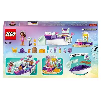 Lego Gabby's Dollhouse Gabby ve Süslü Kedi’nin Gemisi ve Spa 10786 - 4