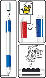 Lego 3'lü Jel Kalem Seti 51513 - 3