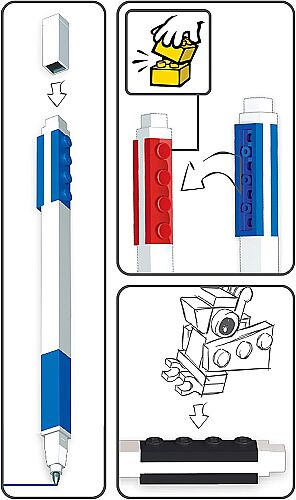 Lego 3'lü Jel Kalem Seti 51513 - 3