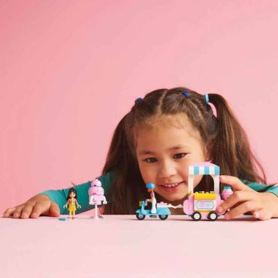 Lego Friends Pamuk Şeker Standı ve Scooter 42643 - 3
