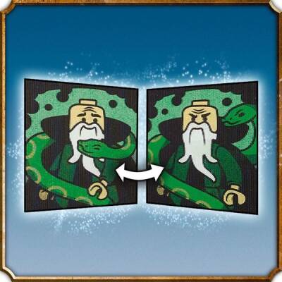 Lego Harry Potter Slytherin Binası Bayrağı 76410 - 6