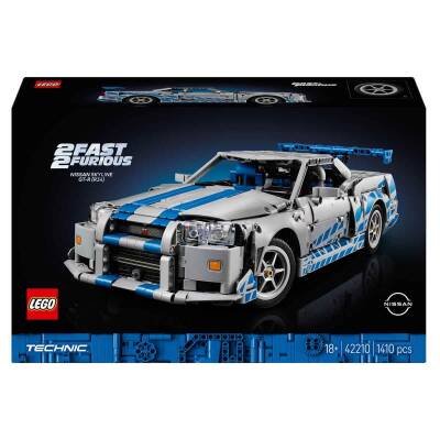 Lego Technic Daha Hızlı Daha Öfkeli Nissan Skyline GT-R 42210 - 5