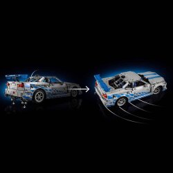 Lego Technic Daha Hızlı Daha Öfkeli Nissan Skyline GT-R 42210 - 10