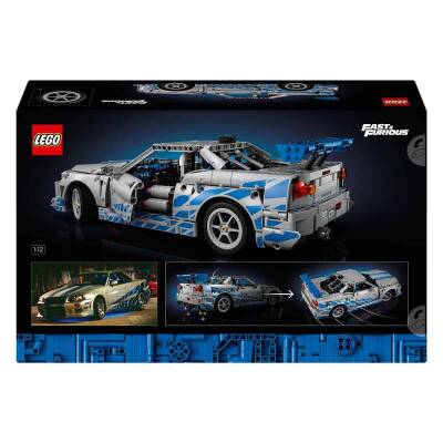 Lego Technic Daha Hızlı Daha Öfkeli Nissan Skyline GT-R 42210 - 6