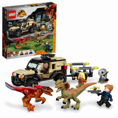 Lego Jurassic World Pyroraptor ve Dilophosaurus Nakliyesi 76951 - 1