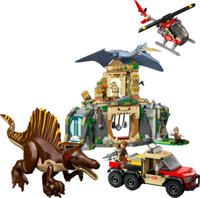 Lego Jurrasic World Spinosaurus ve Quetzalcoatlus Hava Görevi 76976 - 2
