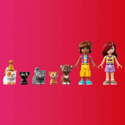 Lego Friends Kedi Doğum Günü Partisi ve Ağaç Ev 42666 - 8