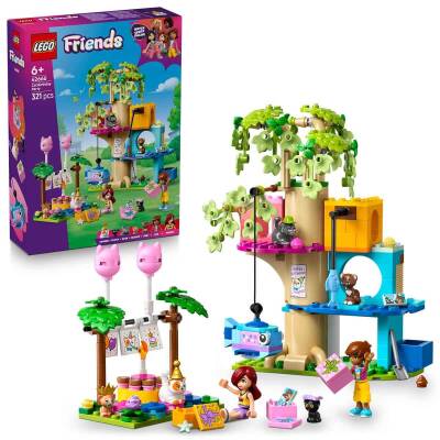 Lego Friends Kedi Doğum Günü Partisi ve Ağaç Ev 42666 - 1