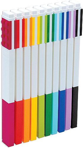 Lego Markers 10'lu Keçeli Kalem Seti 53101 - 3