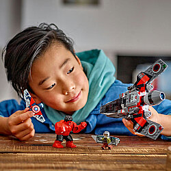 Lego Marvel Kaptan Amerika ile Red Hulk Savaşı 76292 - 4