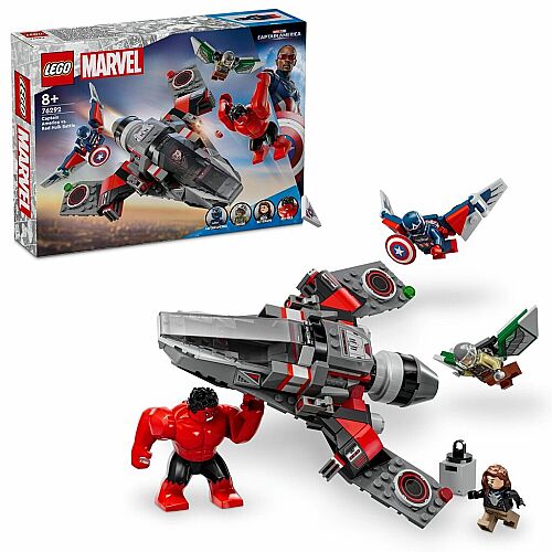 Lego Marvel Kaptan Amerika ile Red Hulk Savaşı 76292 - 1