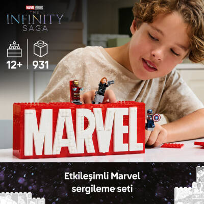 Lego Marvel: Marvel Logosu Ve Minifigürleri, İnşa Edilebilen Set 76313 - 4