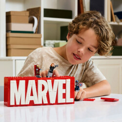 Lego Marvel: Marvel Logosu Ve Minifigürleri, İnşa Edilebilen Set 76313 - 5