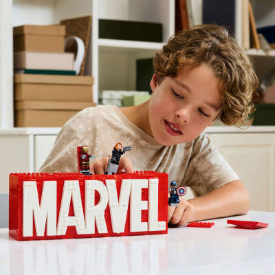 Lego Marvel: Marvel Logosu Ve Minifigürleri, İnşa Edilebilen Set 76313 - 5