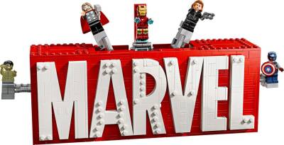 Lego Marvel: Marvel Logosu Ve Minifigürleri, İnşa Edilebilen Set 76313 - 3