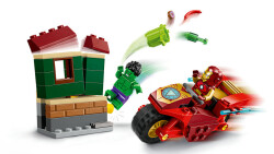 Lego Marvel Motosikletli Iron Man ve Hulk Oyun Seti 76287 - 2