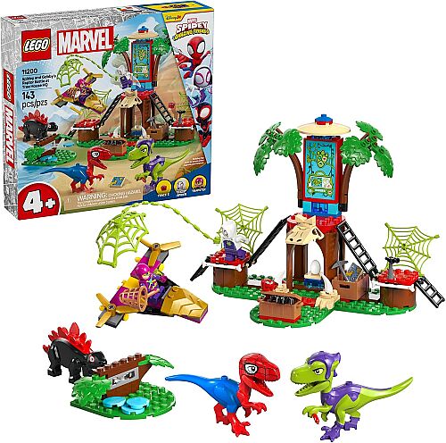 LEGO Marvel Spidey ve İnanılmaz Arkadaşları Ağaç Ev Karargahında Spidey ve Gobby'nin Raptor Savaşı 11200 - 1