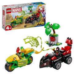 Lego Marvel Spidey Ve İnanılmaz Arkadaşları Spin ve Electro Dinozor Aracı Takibi 11198 - LEGO