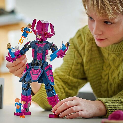 Lego Marvel Studios Fantastik Dörtlü ve Galactus İnşaat Figürü 76316 - 6