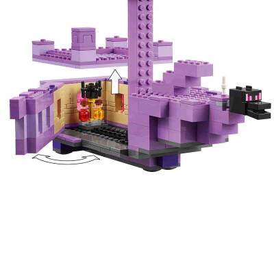 Lego Minecraft Ender Ejderhası ve End Gemisi Oyuncağı 21264 - 5