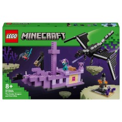 Lego Minecraft Ender Ejderhası ve End Gemisi Oyuncağı 21264 - 10