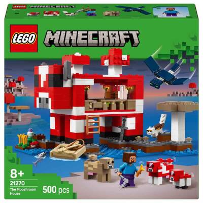 LEGO Minecraft® Mooshroom Evi Çocuklar için Ada Oyuncağı 21270 - 7