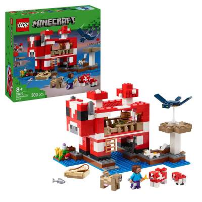 LEGO Minecraft® Mooshroom Evi Çocuklar için Ada Oyuncağı 21270 - 1
