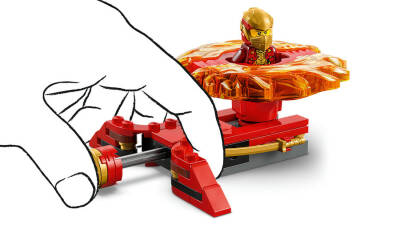 Lego Nınjago® Kai’Nin Ejderha Spinjitzu Topacı Aksiyon Oyuncağı Seti 71823 - 4