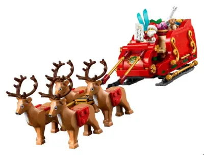 Lego Iconic Noel Baba'nın Kızağı Oyuncağı 40499 - 2