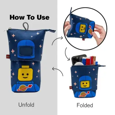 Lego Pencil Case Pop Up Spaceman-Blue -53389 - 3
