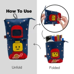 Lego Pencil Case Pop Up Spaceman-Red 53434 - 3