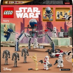 Lego Star Wars Klon Trooper ve Savaş Droidi Savaş Paketi LSW75372 - 4