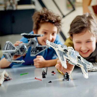 Lego Star Wars Mandalorian Fang Fighter Tie Interceptor'a Karşı 75348 - 3