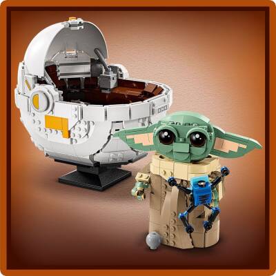 Lego Star Wars: The Mandalorian™ Uçan Bebek Arabalı Grogu™ İnşa Edilebilen Figürü 75403 - 6