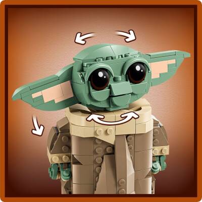 Lego Star Wars: The Mandalorian™ Uçan Bebek Arabalı Grogu™ İnşa Edilebilen Figürü 75403 - 9