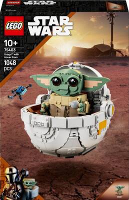 Lego Star Wars: The Mandalorian™ Uçan Bebek Arabalı Grogu™ İnşa Edilebilen Figürü 75403 - 1