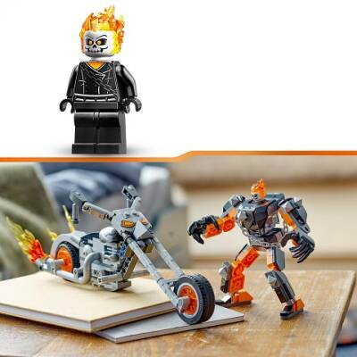 Lego Super Heroes Marvel Ghost Rider Robotu ve Motosikleti 76245 - 4