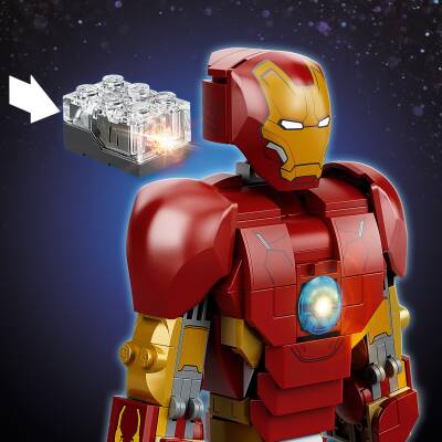 Lego Super Heroes Marvel Iron Man Figürü 76206 - 6