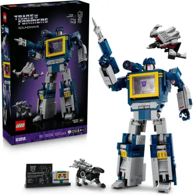 Lego Super Heros Transformers Soundwave 10358 - 1