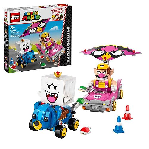 Lego Super Mario: Mario Kart – Wario ve King Boo Figürleri 72038 - 1