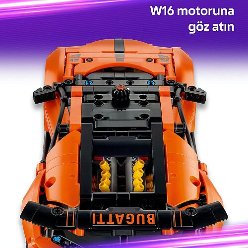 Lego Technic Bugatti Chiron Pur Sport Hiper Araba 42222 - 6