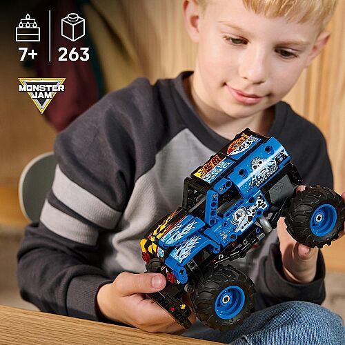 Lego Technic Monster Jam Grave Digger Ateş ve Buz 42219 - 3