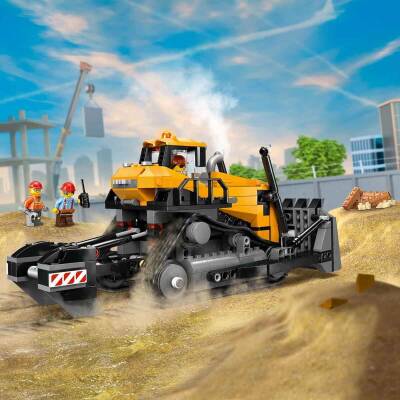 Lego City Yükleyicili Sarı Buldozer 60466 - 3