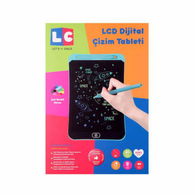 Lets Be Child LCD 10'' Dijital Çizim Tableti Renkli 30910 - 1